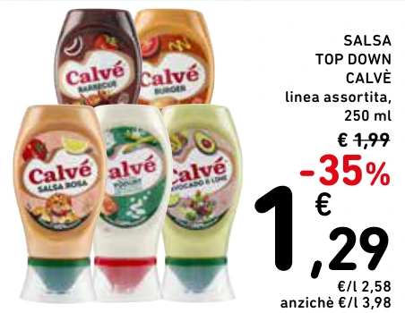 SALSA TOP DOWN CALVÈ