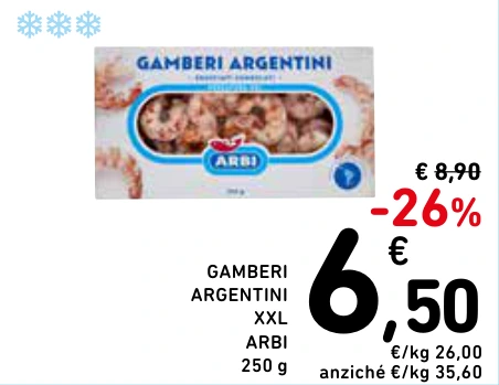 GAMBERI ARGENTINI XXL ARBI