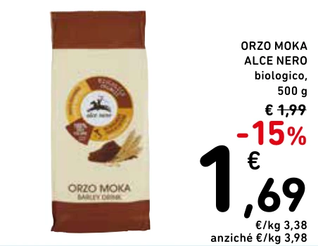 ORZO MOKA ALCE NERO