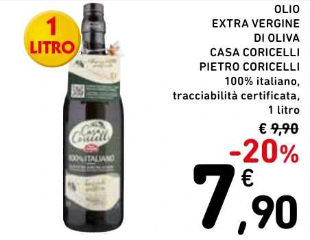 OLIO EXTRA VERGINE DI OLIVA CASA CORICELLI PIETRO CORICELLI