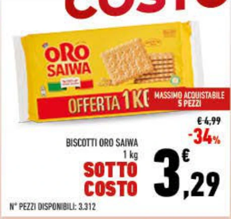 BISCOTTI ORO SAIWA