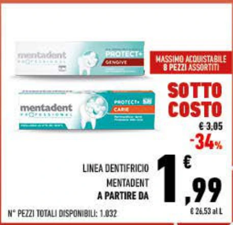 LINEA DENTIFRICIO MENTADENT