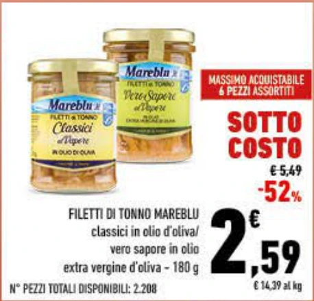 FILETTI DI TONNO MAREBLU