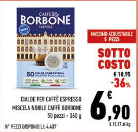 CIALDE CAFFE ESPRESSO BORBONE