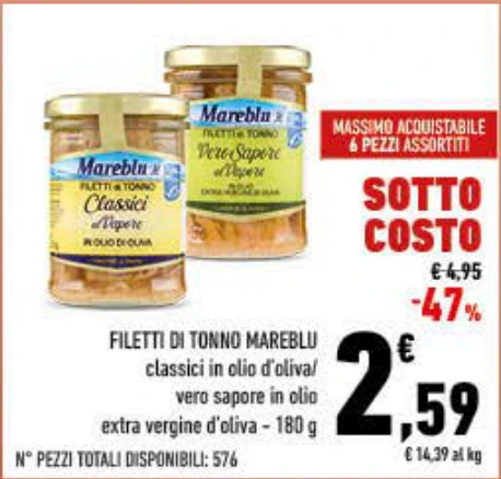 FILETTI DI TONNO MAREBLU