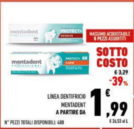 LINEA DENTIFRICIO MENTADENT