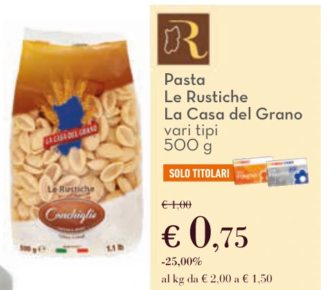 Pasta Le Rustiche La Casa del Grano
