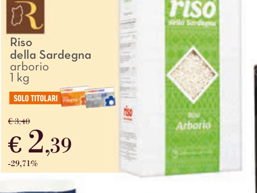 Riso della Sardegna arborio