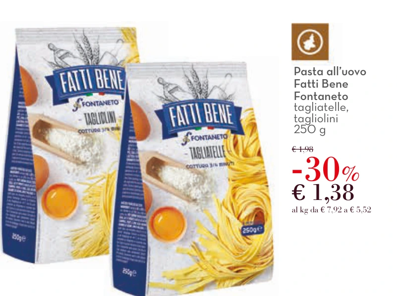 Pasta all'uovo Fatti Bene Fontaneto
