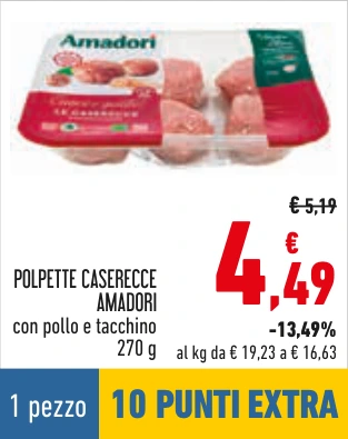 POLPETTE CASERECCE AMADORI