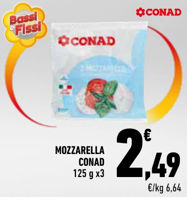 MOZZARELLA CONAD