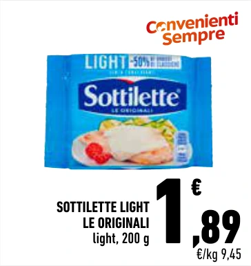 SOTTILETTE LIGHT LE ORIGINALI