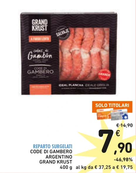 CODE DI GAMBERO ARGENTINO GRAND KRUST