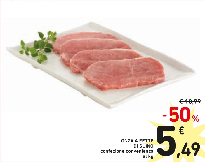 LONZA A FETTE DI SUINO
