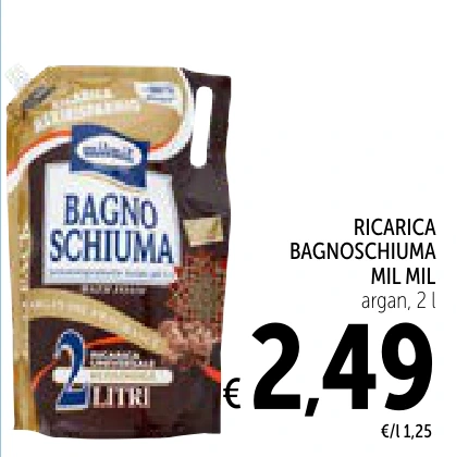 RICARICA BAGNOSCHIUMA MIL MIL