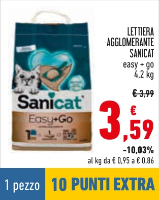 LETTIERA AGGLOMERANTE SANICAT