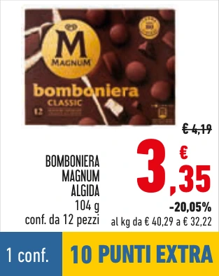 BOMBONIERA MAGNUM ALGIDA