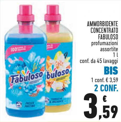 AMMORBIDENTE CONCENTRATO FABULOSO BIS 2 CONF.
