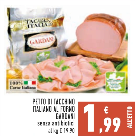 PETTO DI TACCHINO ITALIANO AL FORNO GARDANI