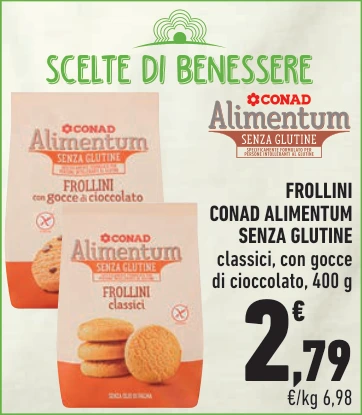 FROLLINI CONAD ALIMENTUM SENZA GLUTINE