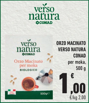 ORZO MACINATO VERSO NATURA CONAD
