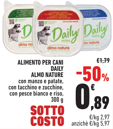 ALIMENTO PER CANI DAILY ALMO NATURE