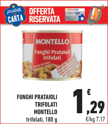 FUNGHI PRATAIOLI TRIFOLATI MONTELLO