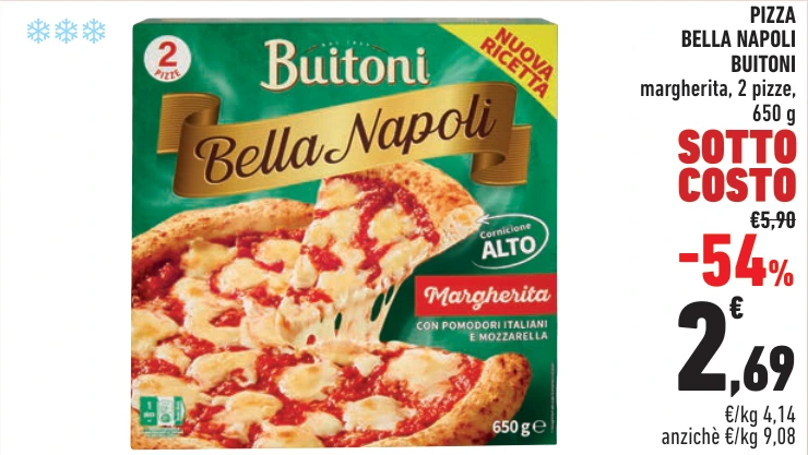 PIZZA BELLA NAPOLI BUITONI