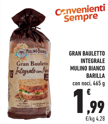 GRAN BAULETTO INTEGRALE MULINO BIANCO BARILLA