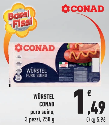 WÜRSTEL CONAD