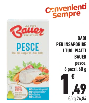 DADI PER INSAPORIRE I TUOI PIATTI BAUER