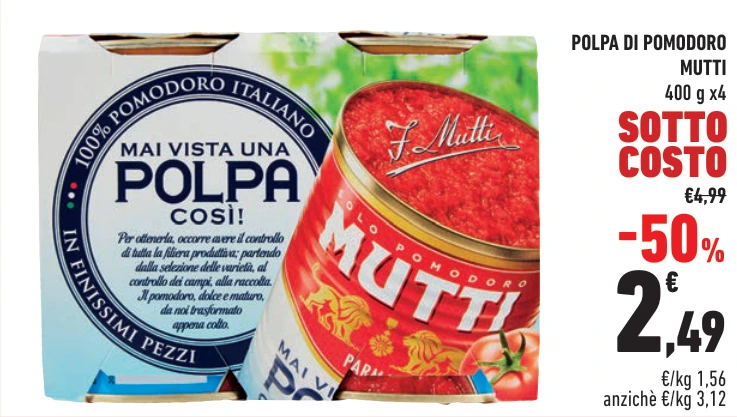 POLPA DI POMODORO MUTTI