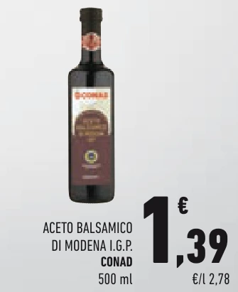 ACETO BALSAMICO DI MODENA I.G.P. CONAD