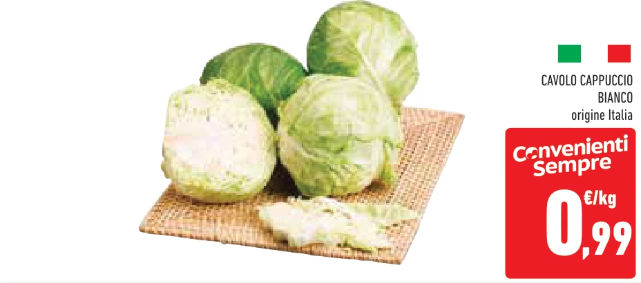 CAVOLO CAPPUCCIO BIANCO