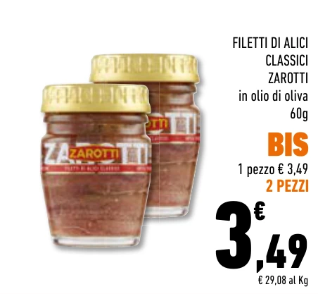 FILETTI DI ALICI CLASSICI ZAROTTI
