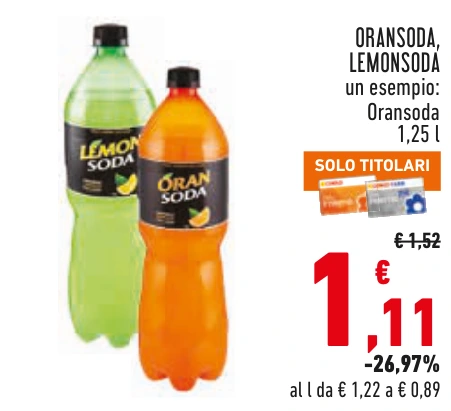 ORANSODA, LEMONSODA