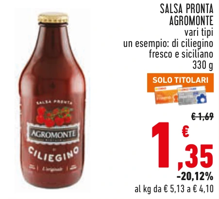 SALSA PRONTA AGROMONTE