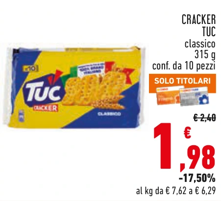 CRACKER TUC