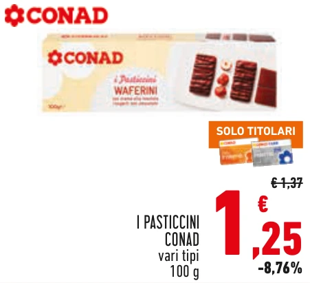 I PASTICCINI CONAD