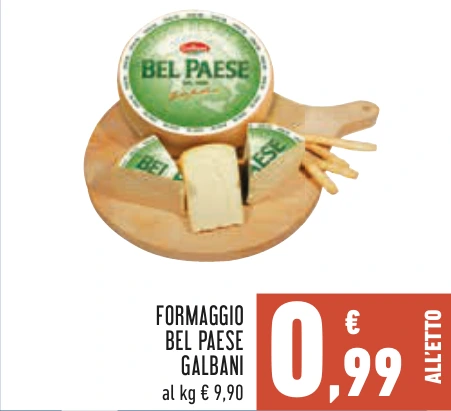 FORMAGGIO BEL PAESE GALBANI