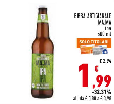 BIRRA ARTIGIANALE MA.MA