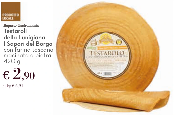 Testaroli della Lunigiana I Sapori del Borgo 420 g