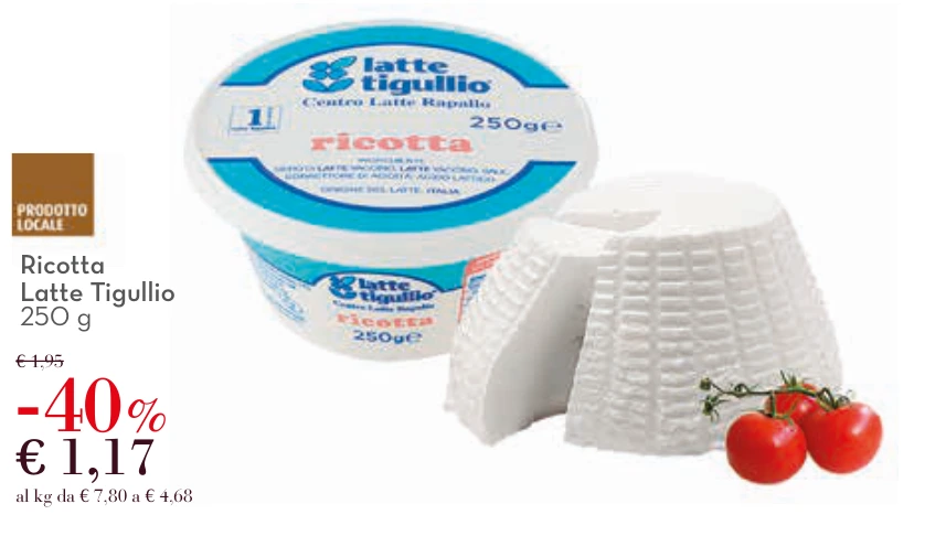 Ricotta Latte Tigullio 250 g