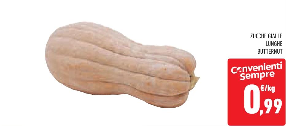 ZUCCHE GIALLE LUNGHE BUTTERNUT