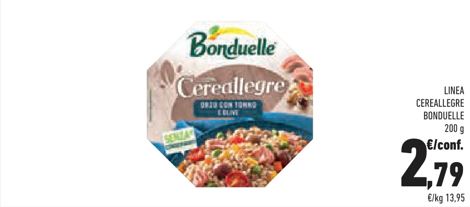 LINEA CEREALLEGRE BONDUELLE