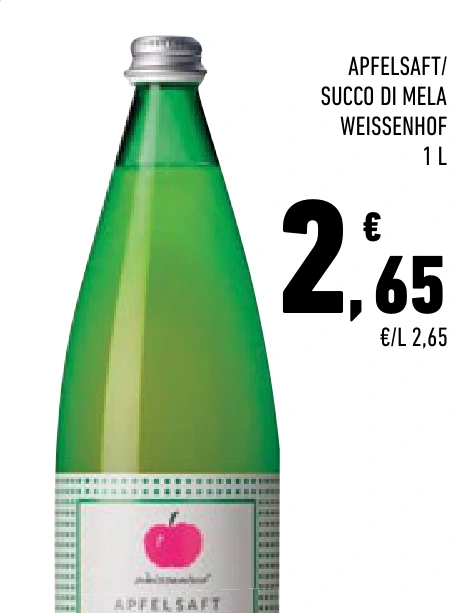 APFELSAFT / SUCCO DI MELA WEISSENHOF