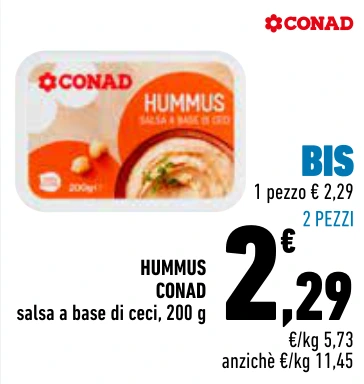 HUMMUS CONAD