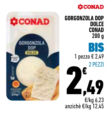 GORGONZOLA DOP DOLCE CONAD
