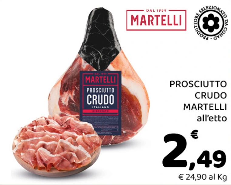Prosciutto crudo Martelli