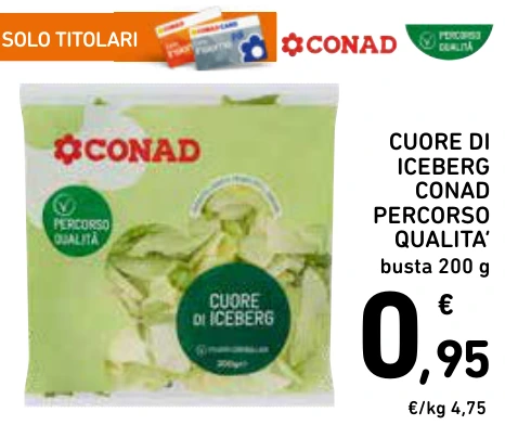 CUORE DI ICEBERG CONAD PERCORSO QUALITA’